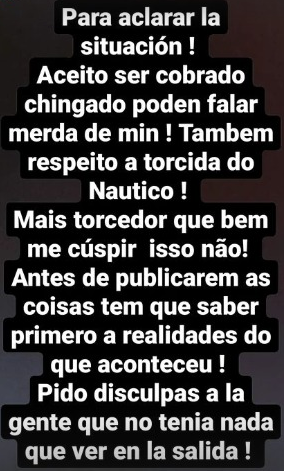 Após vitória do Náutico, Franco atira copo e discute com torcedores 2 Posts