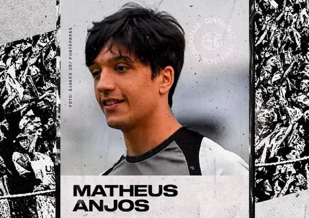 ABC contrata meia Matheus Anjos, ex-Ponte Preta e Athletico