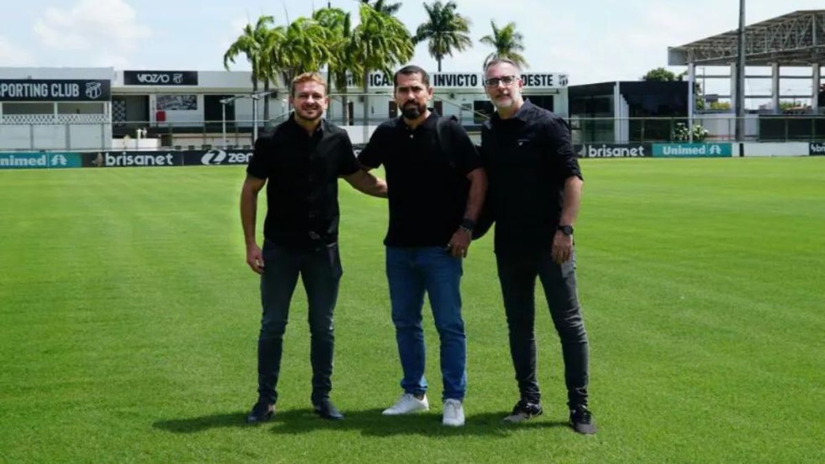 Em apresentação, técnico Gustavo Morínigo promete trabalhar para devolver Ceará à Série A 1 Gustavo Morínigo - Ceará