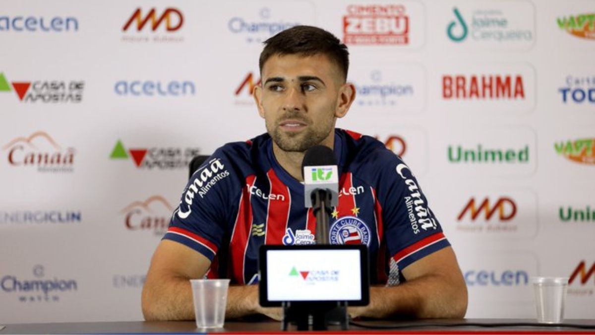 Bahia confirma lesão de Acevedo e jogador passará por cirurgia