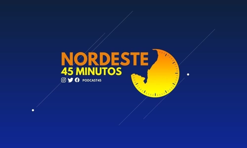 CAPA PADRÃO PODCAST 45 MINUTOS - NORDESTE 45 MINUTOS