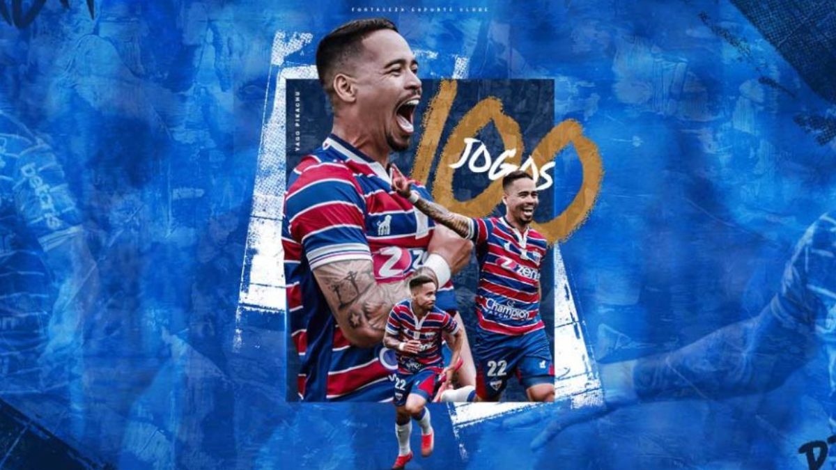 Yago Pikachu completa 100 jogos com a camisa do Fortaleza
