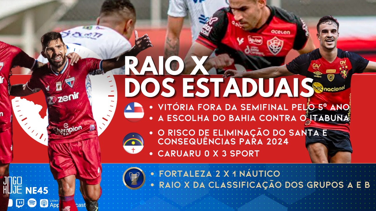 RAIO X DOS ESTADUAIS | COPA DO NORDESTE – PODCAST 45 MINUTOS