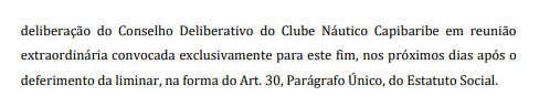 Náutico entra com medida cautelar visando a recuperação judicial para avançar tratativas da SAF 4 Posts