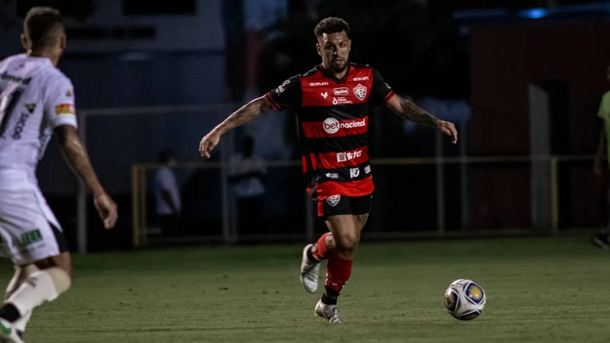 Após estrear pelo Vitória, Wellington Nem descarta atuar os 90 minutos contra o Náutico: “Ainda não estou bem”