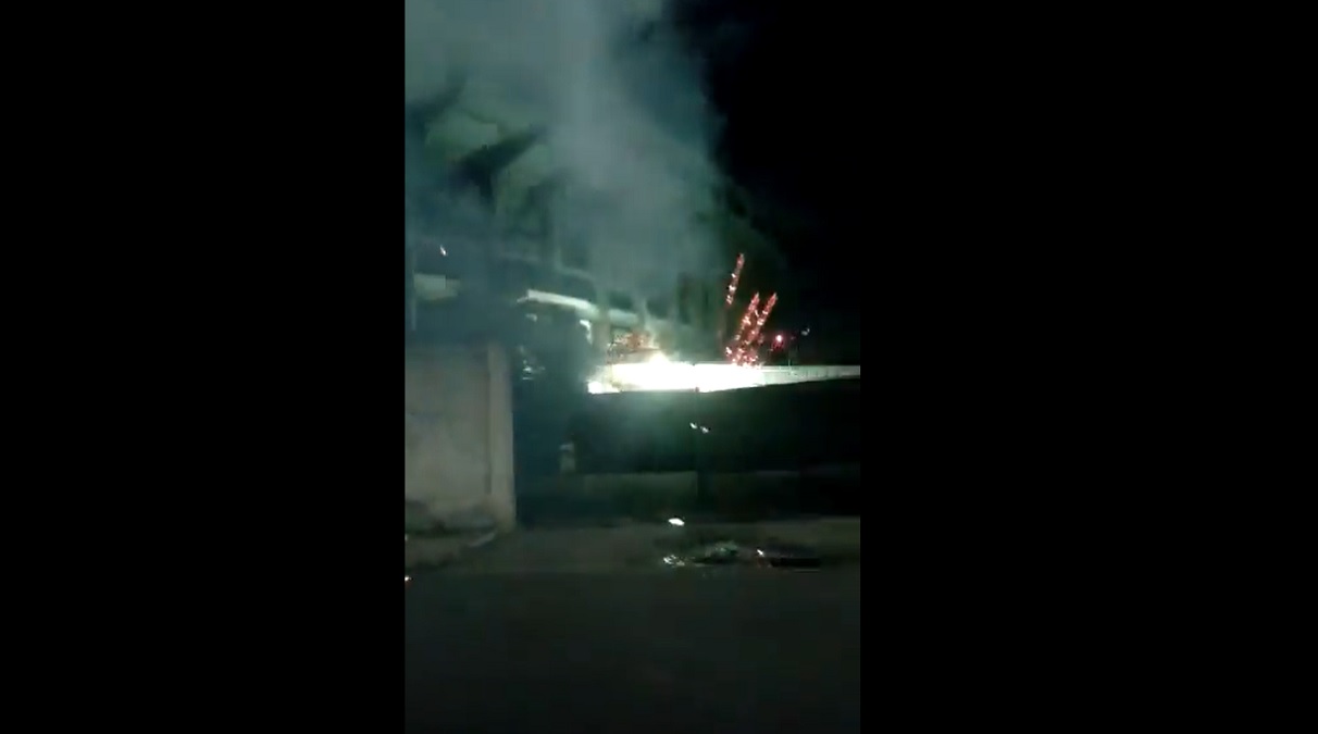 Fogos são atirados no Arruda e funcionário do Santa Cruz fica ferido