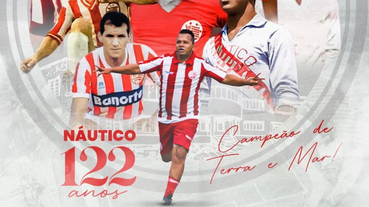 Náutico comemora aniversário de 122 anos com lançamento de camisa em alusão a grandes ídolos