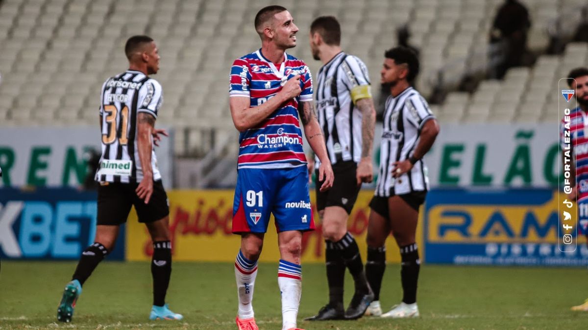 Jogadores comemoram conquista do Fortaleza e provocam o Ceará: "Só nós somos penta" 1 Thiago Galhardo - Fortaleza