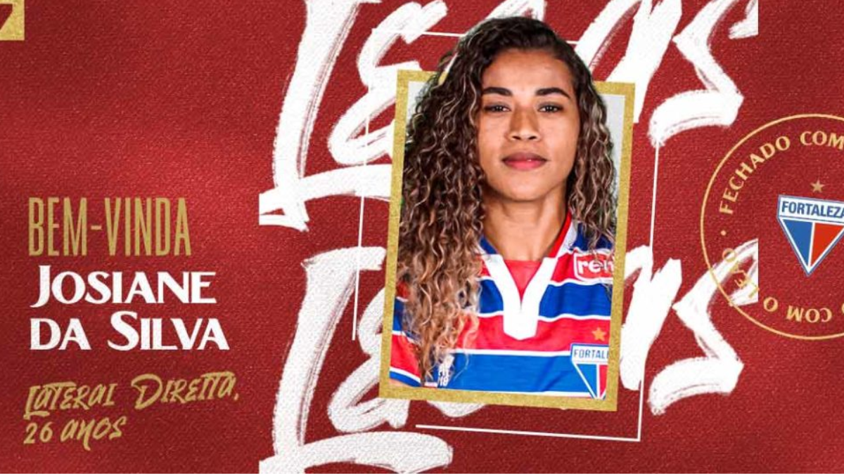 Leoas do Pici: Fortaleza anuncia a contratação da lateral-direita Josiane 1 Josiane, nova lateral do Fortaleza.