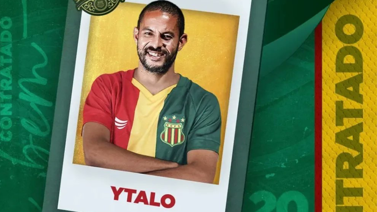 Sampaio anuncia a contratação do atacante Ytalo, ex-Bahia e CRB
