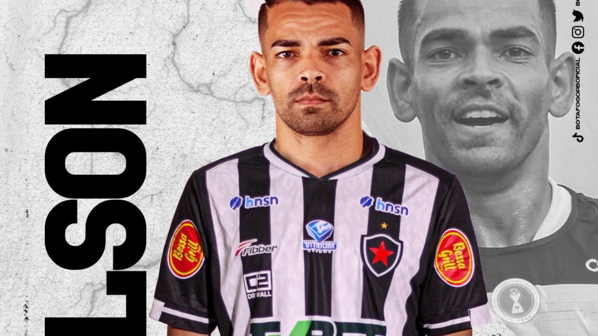 Botafogo-PB anuncia a contratação de Jailson, ex-ABC, Santa Cruz e Náutico
