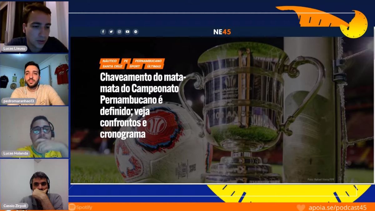 Cada vez pior? Podcast45 analisa nível do Campeonato Pernambucano nos últimos anos