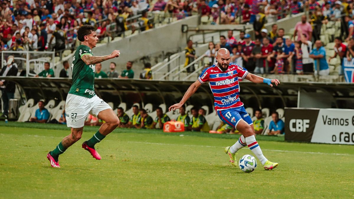 Fortaleza vence o Palmeiras, mas não inverte vantagem e dá adeus à Copa do Brasil