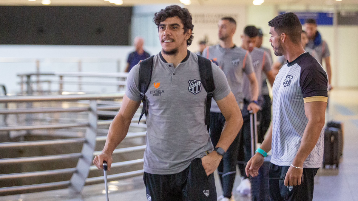 Com Richard, Ceará embarca para encarar o Criciúma; veja lista de relacionados