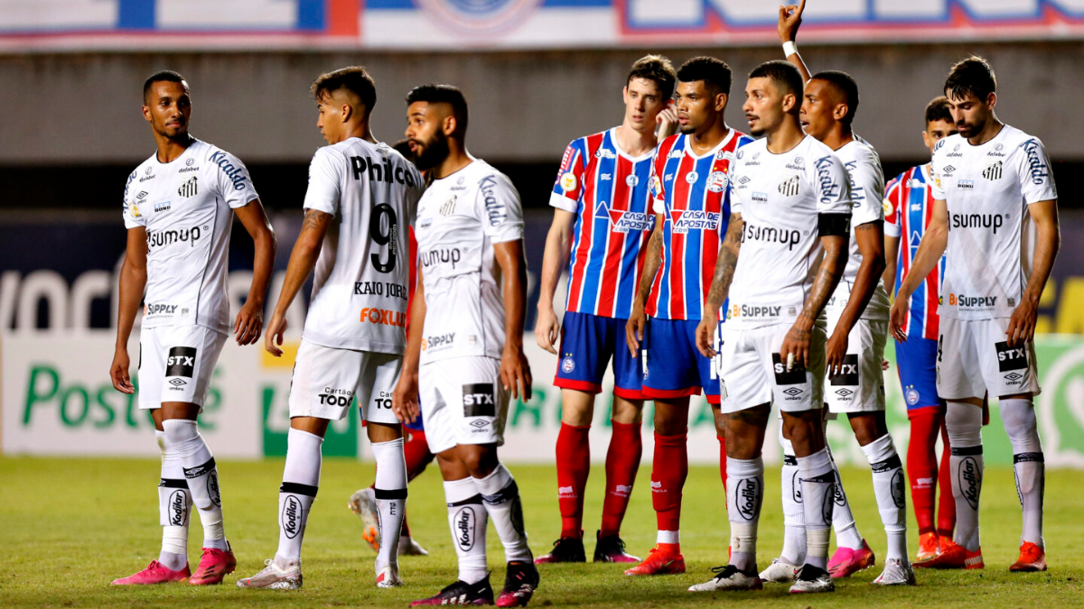 Rivais na Copa do Brasil, Bahia e Santos se enfrentarão três vezes em 21 dias