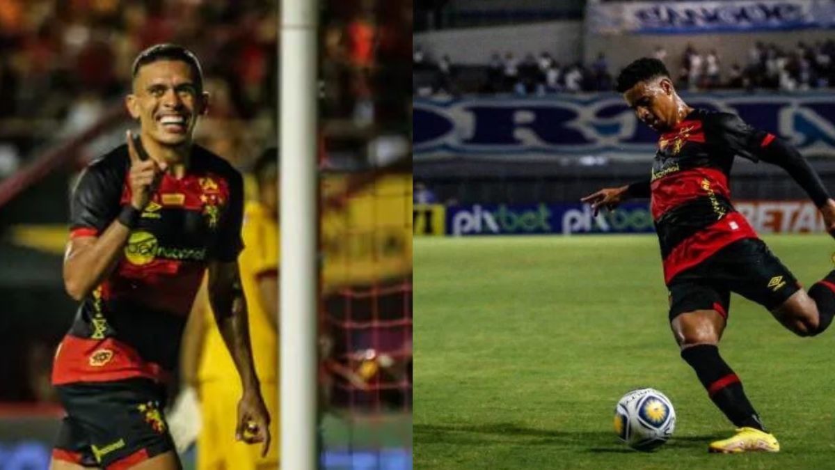 Sport: Enderson explica opção por Felipinho na titularidade e afirma que Cariús precisa reconquistar espaço 1 Igor Cariús e Felipinho disputam titularidade na lateral-esquerda do Sport