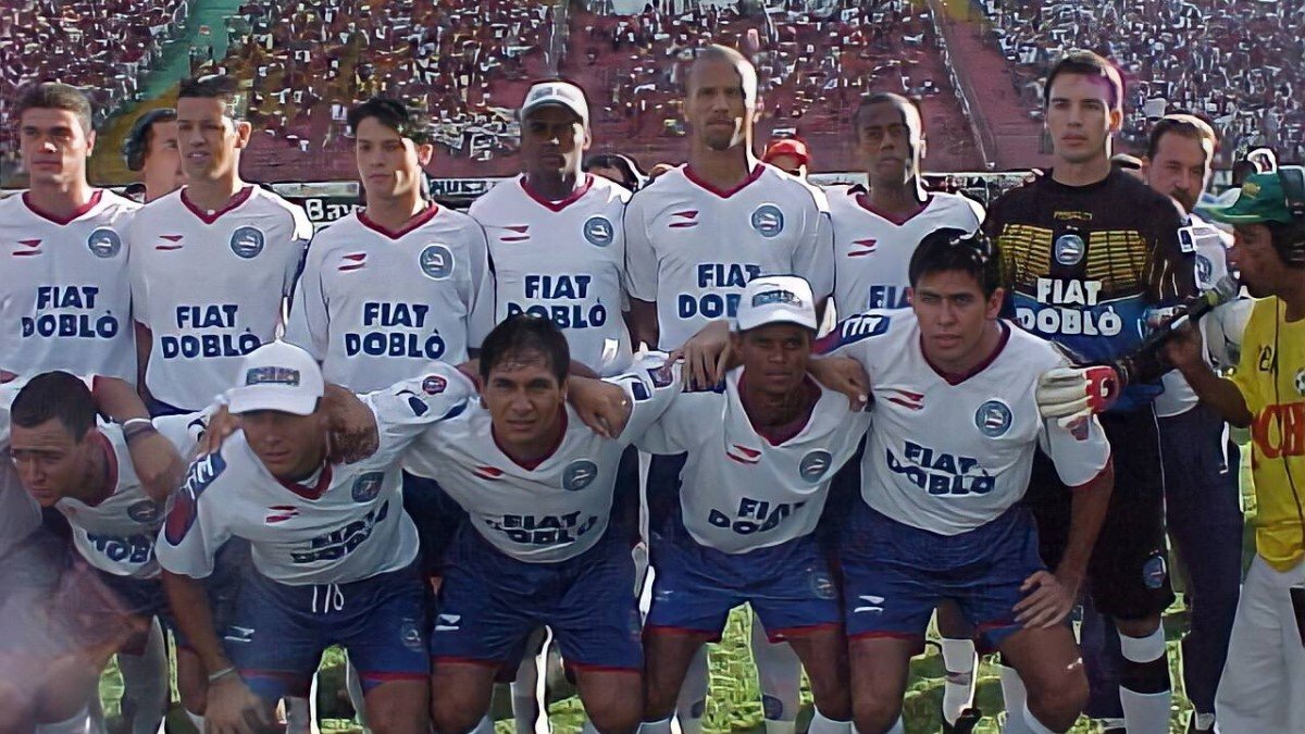Time do Bahia, campeão da Copa do Nordeste de 2002