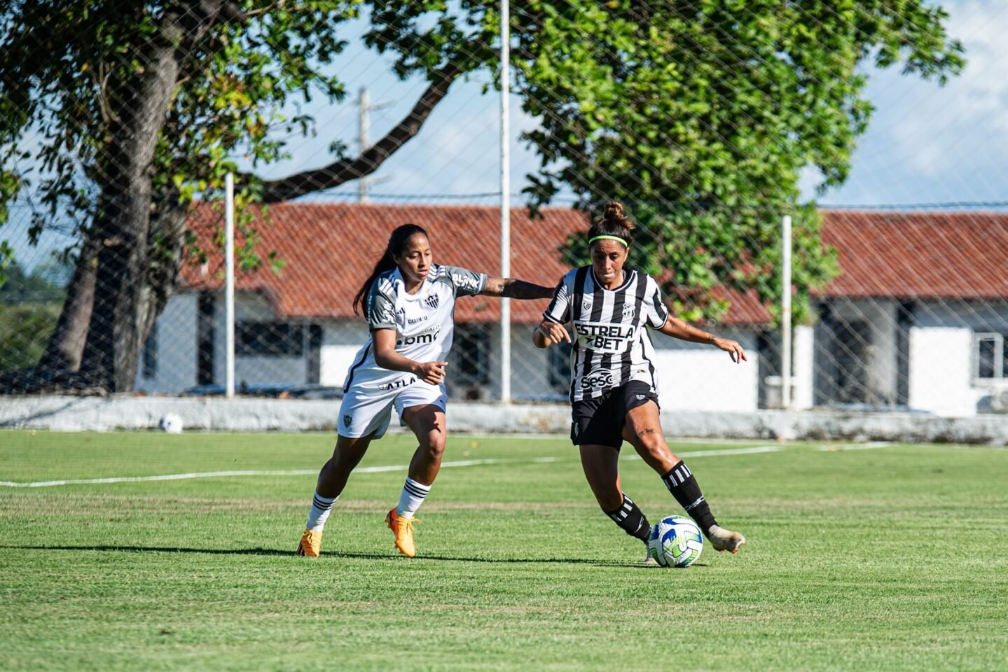 O Ceará conseguiu 
o primeiro ponto do Brasileiro Feminino A1. Foto: Michael Douglas / Ceará SC
