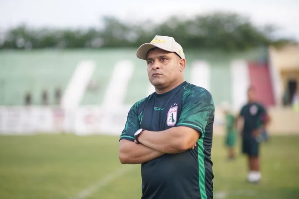 Renatinho Potiguar é treinador do Sousa. Foto: Jefferson Emannoel / Sousa