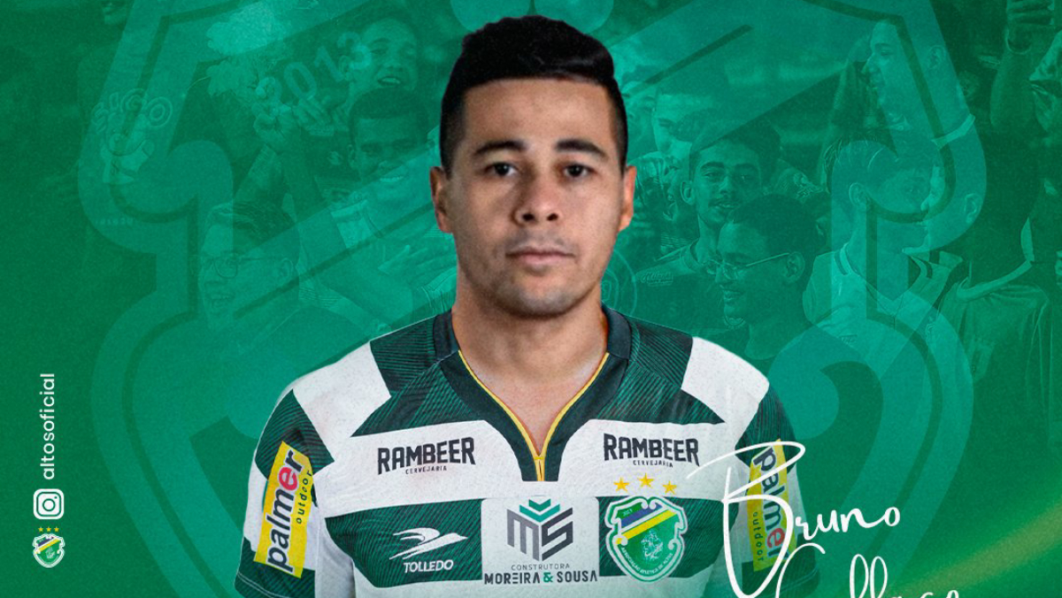 Altos oficializa a contratação do lateral-esquerdo Bruno Collaço, ex-Campinense