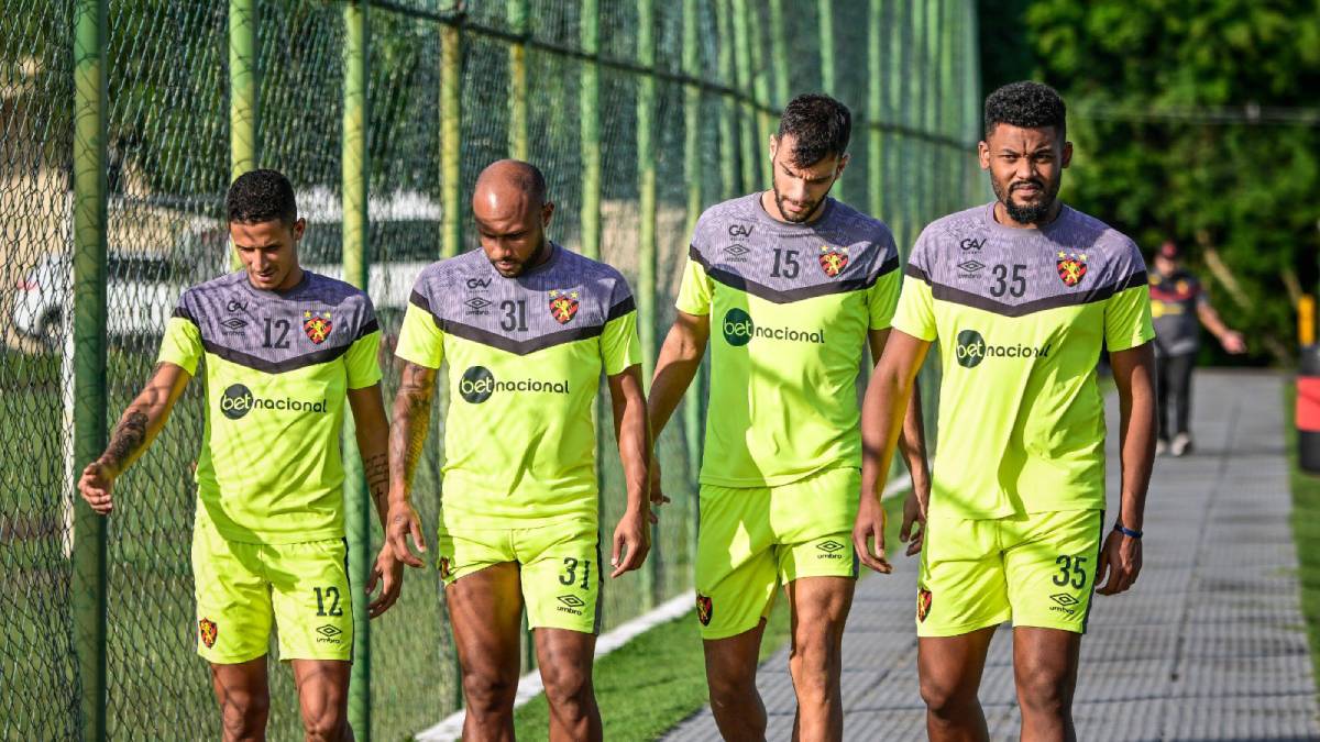 Ainda sem Jorginho, Sport finaliza preparação para duelo contra o Vitória, pela Série B