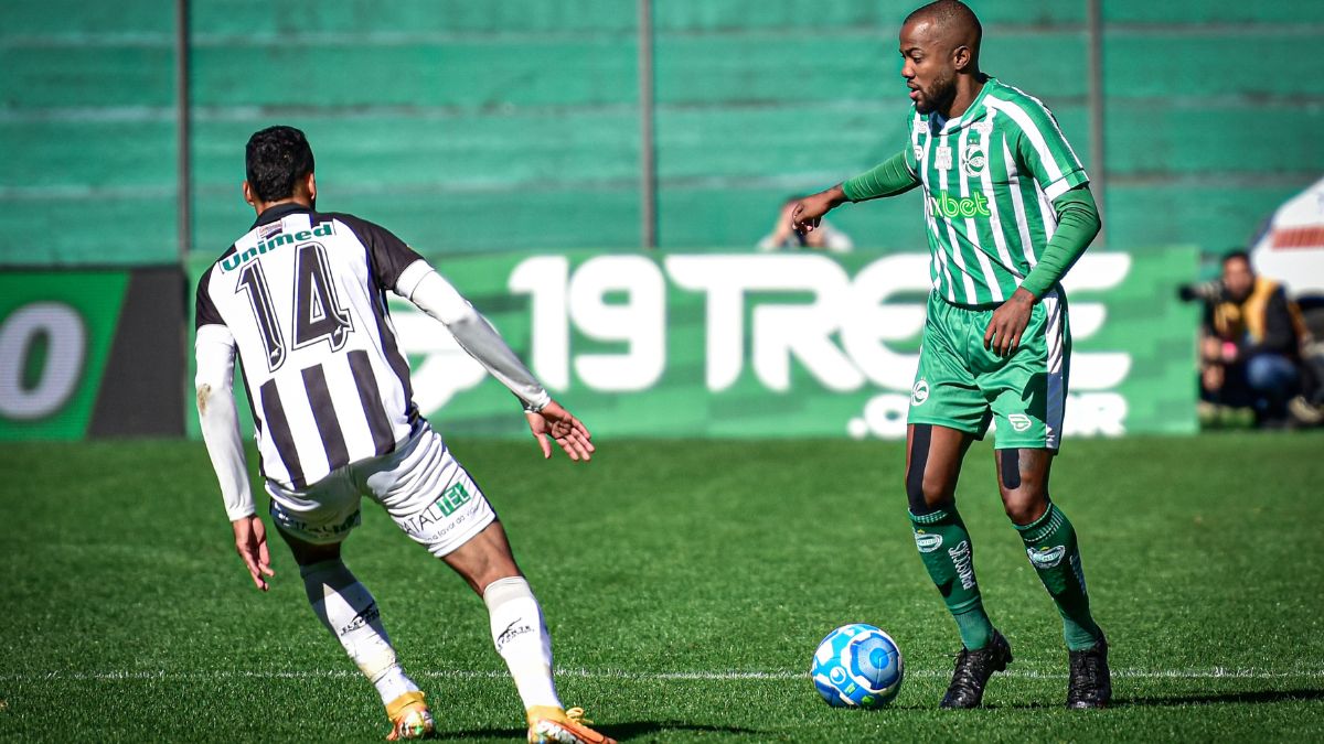 ABC cede empate ao Juventude no 2º tempo, mas deixa a lanterna da Série B 2 Lance do jogo Juventude x ABC na Série B 2023