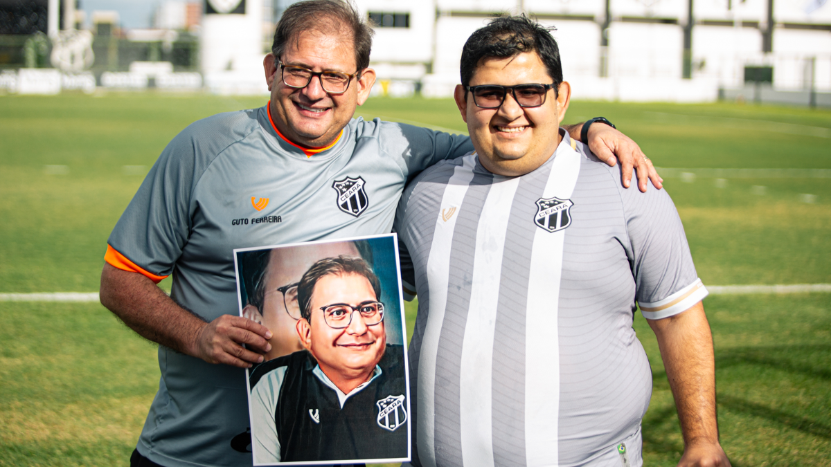 Quem é quem? Ceará promove encontro do técnico Guto Ferreira com torcedor ‘sósia’