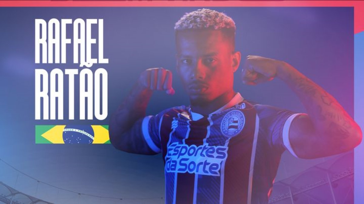 Bahia anuncia contratação do atacante Rafael Ratão
