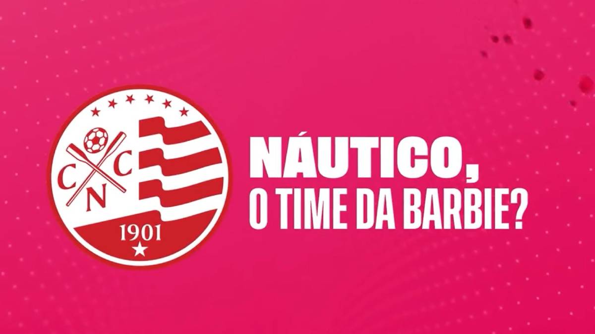 Time da Barbie: Náutico assume “apelido” em ação contra o preconceito