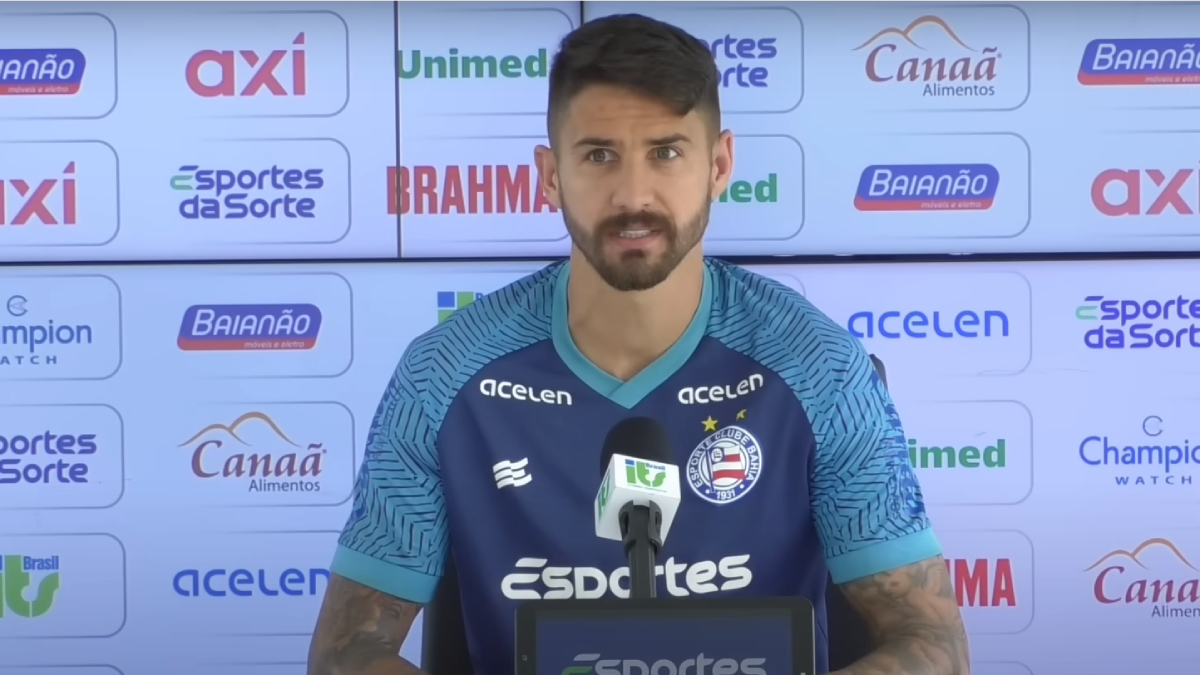 Everaldo avalia duelo contra o Atlético-MG e projeta mais gols pelo Bahia: “Quero mais”