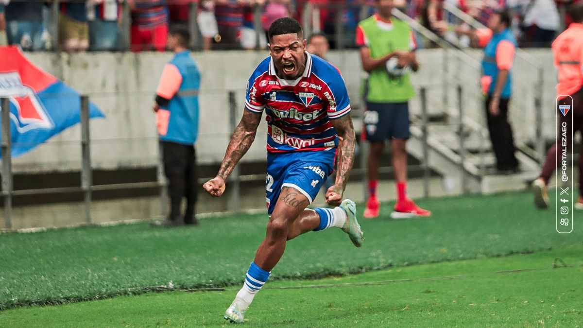 Marinho desencanta e Fortaleza empata com o Libertad para garantir vaga inédita nas quartas de final da Sul-Americana