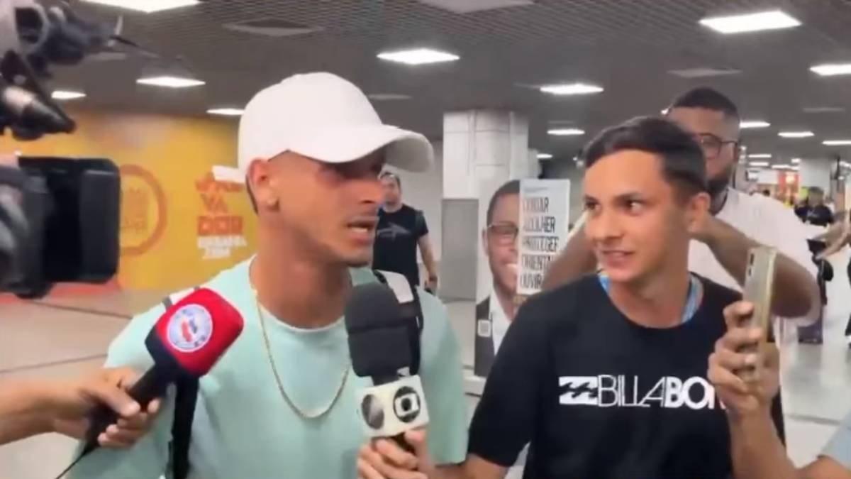 Luciano Juba desembarca em Salvador e fala pela primeira vez como jogador do Bahia: “Estou bastante ansioso”