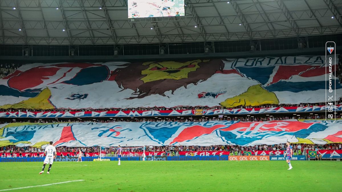 Fortaleza: Ministério Público suspende presença de organizadas e realização de mosaicos em semifinal da Sul-Americana