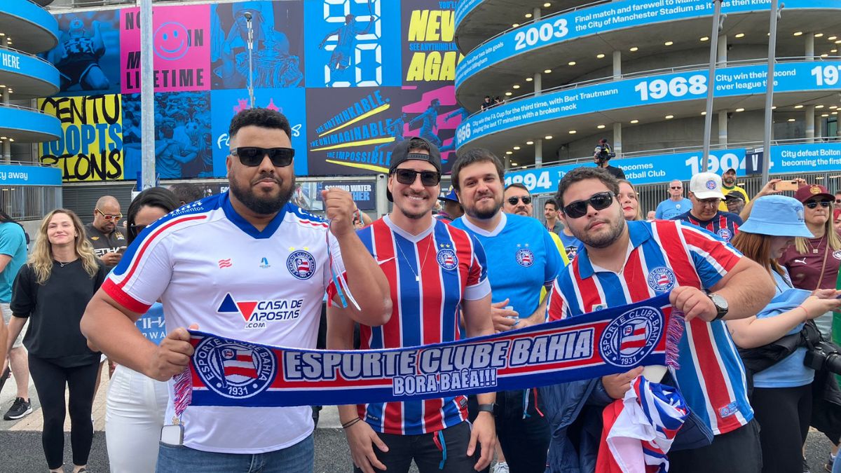 Bahia Day: Esquadrão é homenageado em pré-jogo do Manchester City pela Premier League