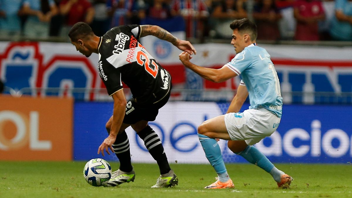 Em jogo movimentado, Bahia e Vasco empatam na Fonte Nova e seguem ameaçados pelo rebaixamento