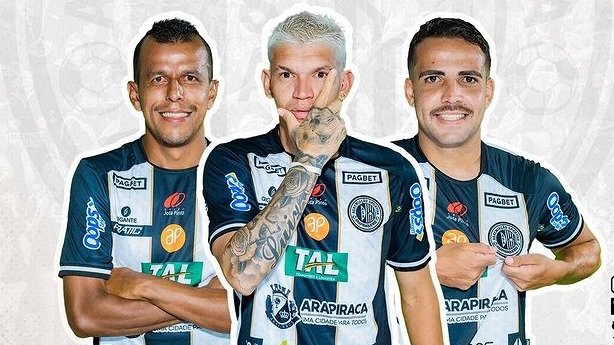 ASA renovou contrato com Júnior Viçosa, Didira e Zé Wilson. Foto: Reprodução/Instagram