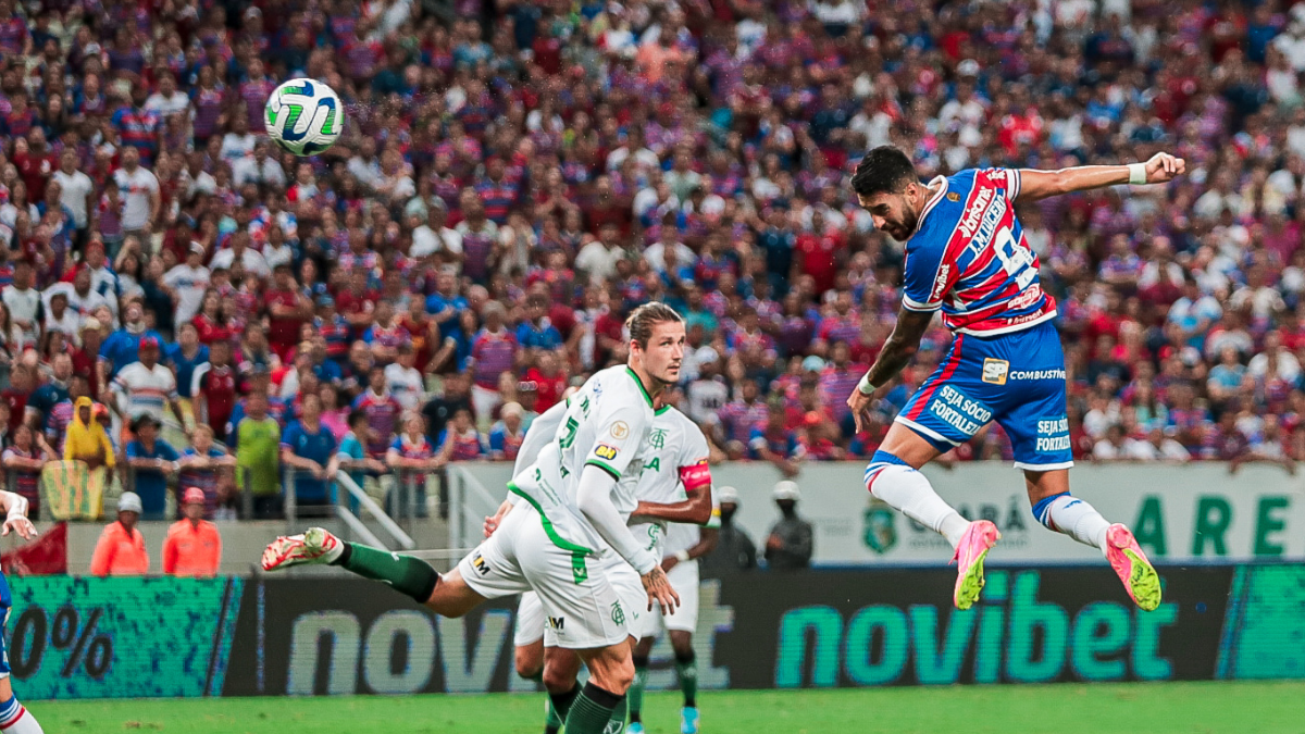Fortaleza consegue grande virada, vence o América-MG e entra no G-6 da Série A 1 Lucero anotou o gol do Fortaleza.