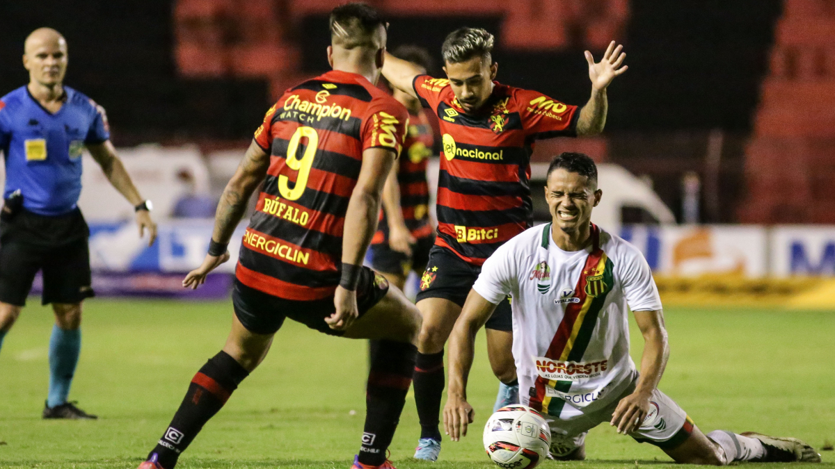 Sport 1 x 0 Sampaio Corrêa, pela Série B de 2022. Foto: Anderson Stevens/SCR