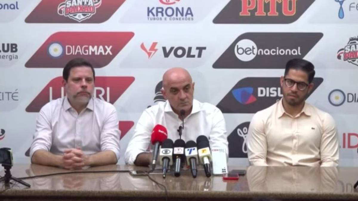 Técnico diz que iminência do Santa Cruz se tornar SAF não pesou no seu retorno