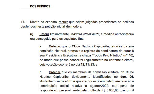 Náutico: Aluísio Xavier entra na Justiça para reverter impugnação da candidatura na eleição 1 Posts