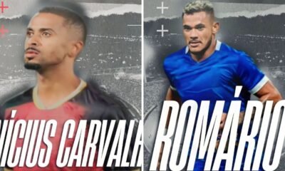 Fluminense-PI contratou Vinícius Carvalho e Romário para 2024. Foto: Divulgação
