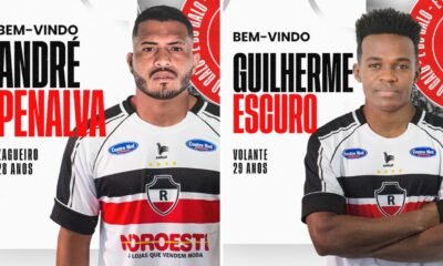 O River-PI anunciou as contratações de André Penalva e Guilherme Escuro