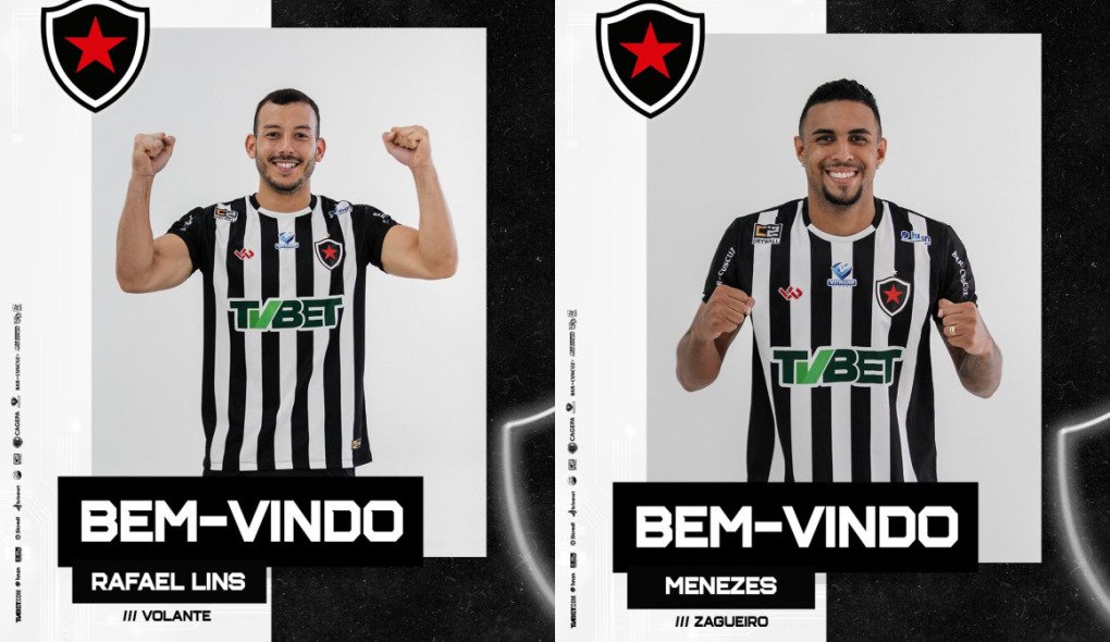 Botafogo-PB anuncia mais dois jogadores: Menezes e