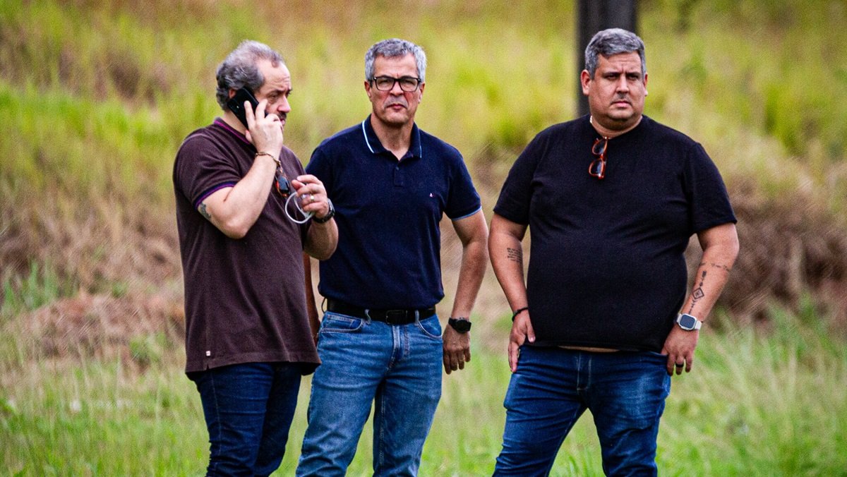 Náutico - Diretoria de futebol - Eduardo Henriques, Léo Franco e Thiago Dias
