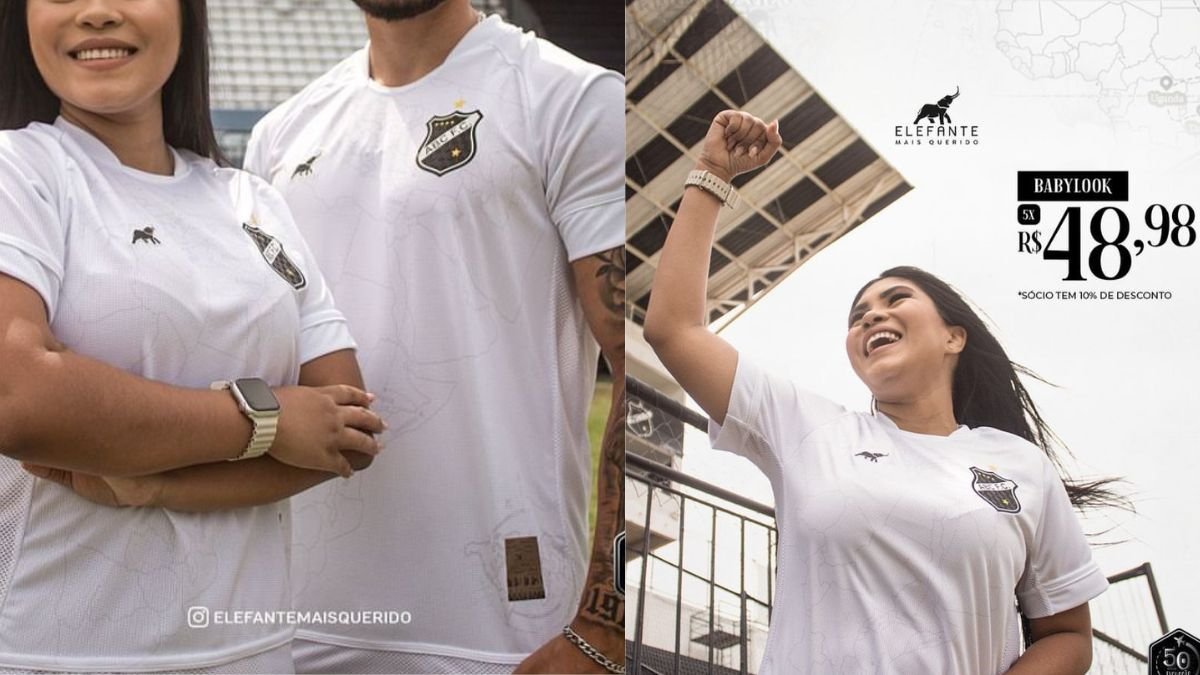 ABC lança camisa em celebração aos 50 anos da maior excursão internacional de um clube brasileiro