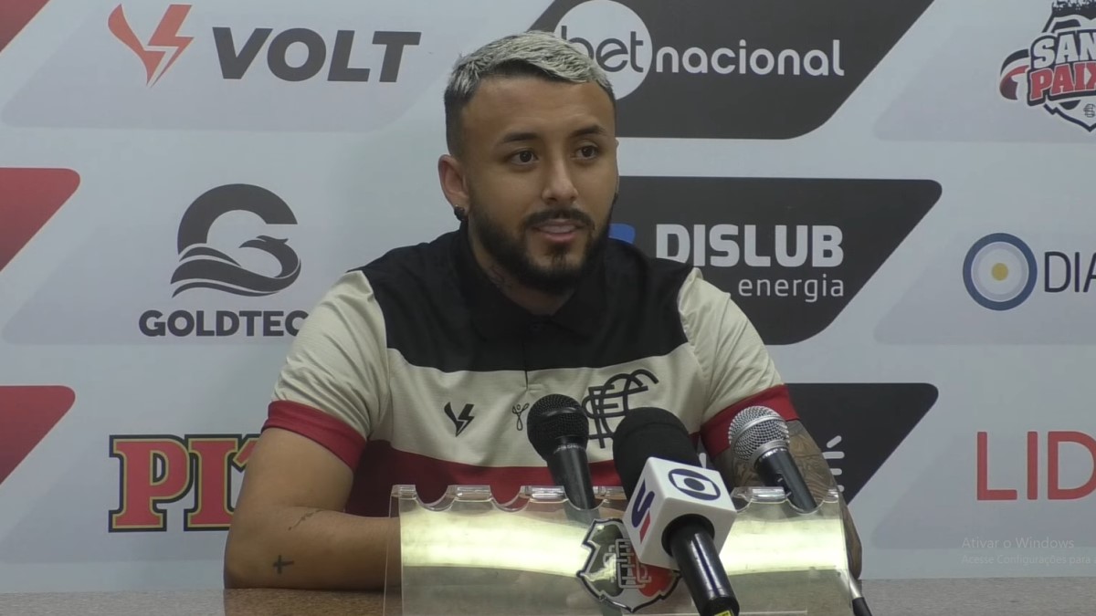 ‘Quando se recebe convite do Santa Cruz, você tem que vir’, diz atacante João Diogo