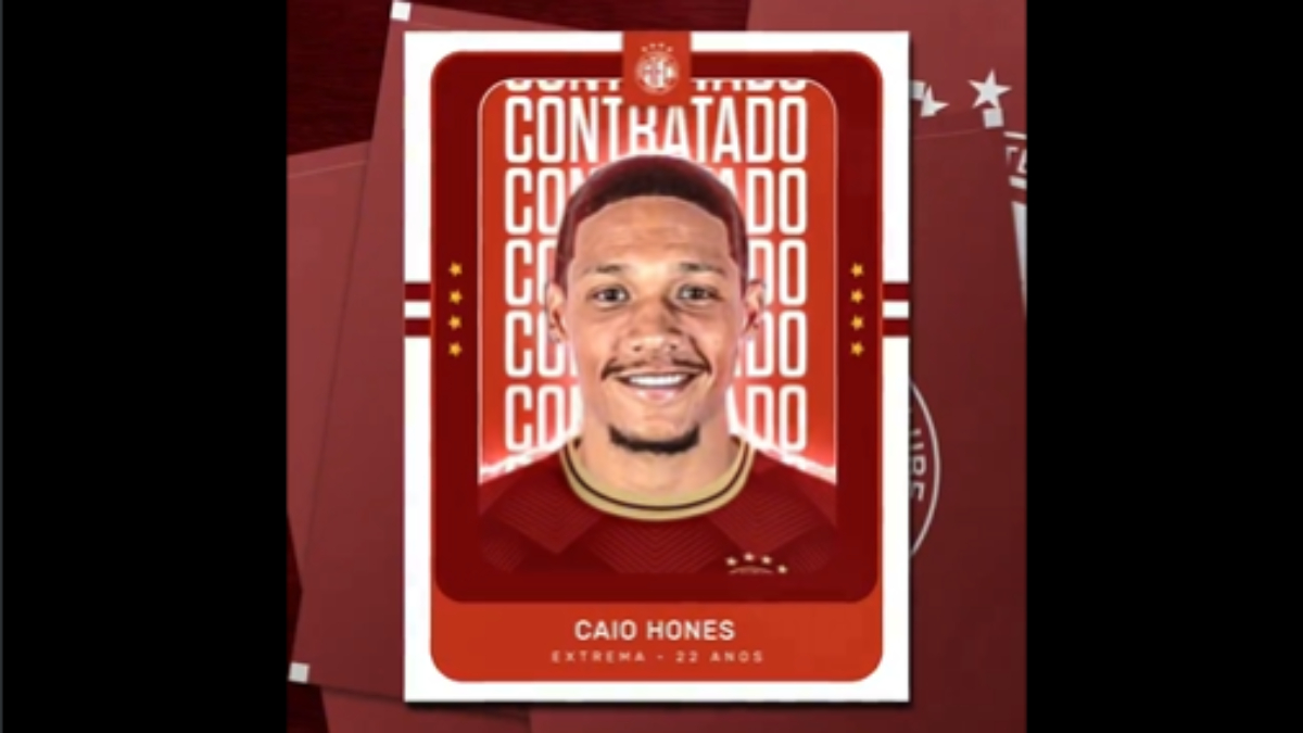 América-RN oficializa contratação de Caio Hones, atacante que estava no Olaria-RJ