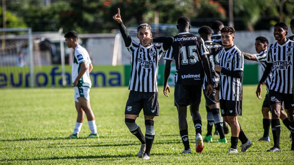 Em jogo movimentado, Ceará bate Gama-DF e lidera Grupo 8 da Copinha