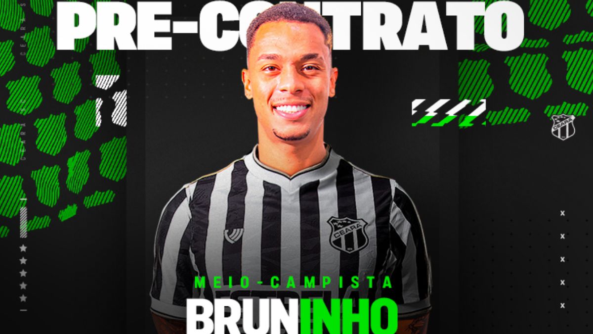 Ceará oficializa a contratação do meio-campista Bruninho