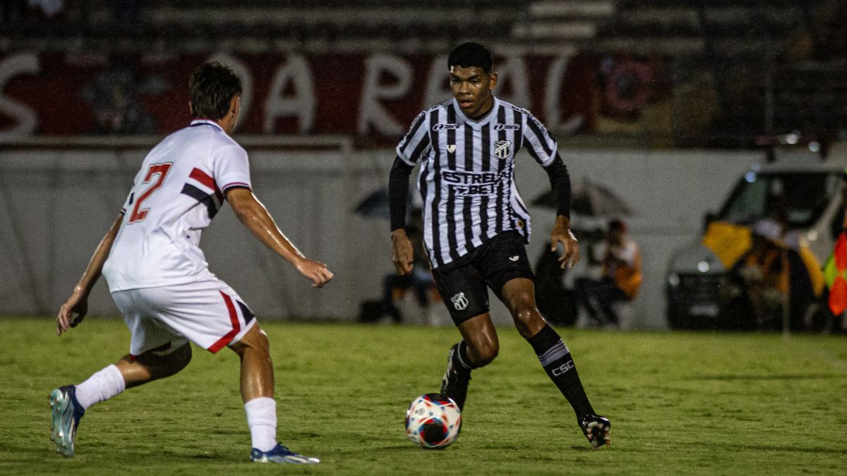 Ceará perde para o São Paulo nos pênaltis e é eliminado da Copinha 2024 1 Ceará perde para o São Paulo nos pênaltis e é eliminado da Copinha